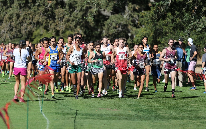 2015SIxcCollege-096.JPG - 2015 Stanford Cross Country Invitational, September 26, Stanford Golf Course, Stanford, California.